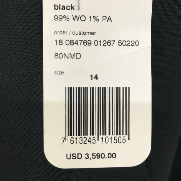 AKRIS {14} Jacket Black Salsa NWT - Picture 4 of 9
